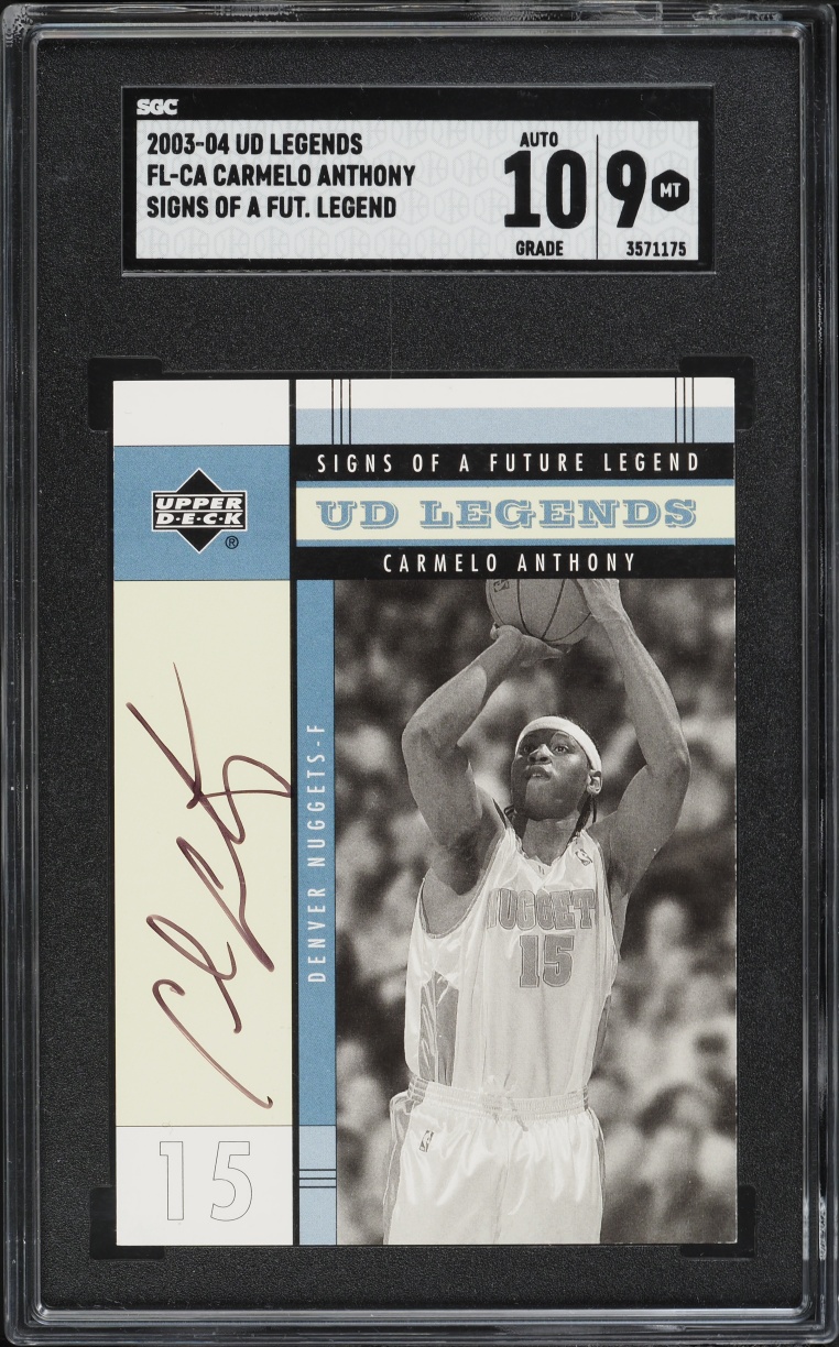 Carmelo Anthony #FL-CA 2003-04 Upper Deck Legends Basketball Signs of a Future Legend