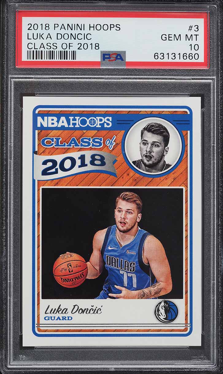 2018 Hoops Class Of '18 Luka Doncic ROOKIE #3 PSA 10 GEM MINT