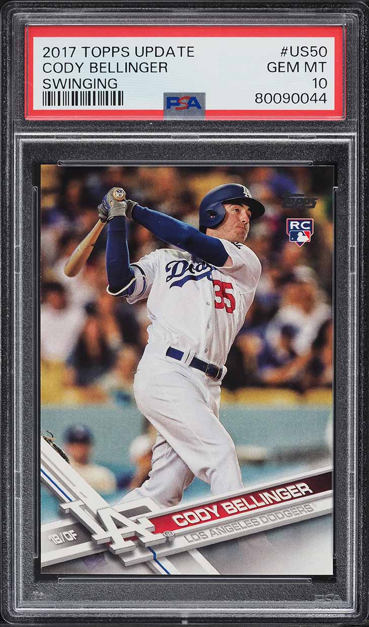 2017 Topps Update Cody Bellinger ROOKIE #US50 PSA 10 GEM MINT