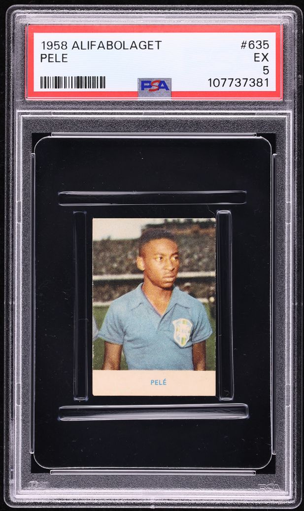 1958 Alifabolaget Pele ROOKIE #635 PSA 5 EX