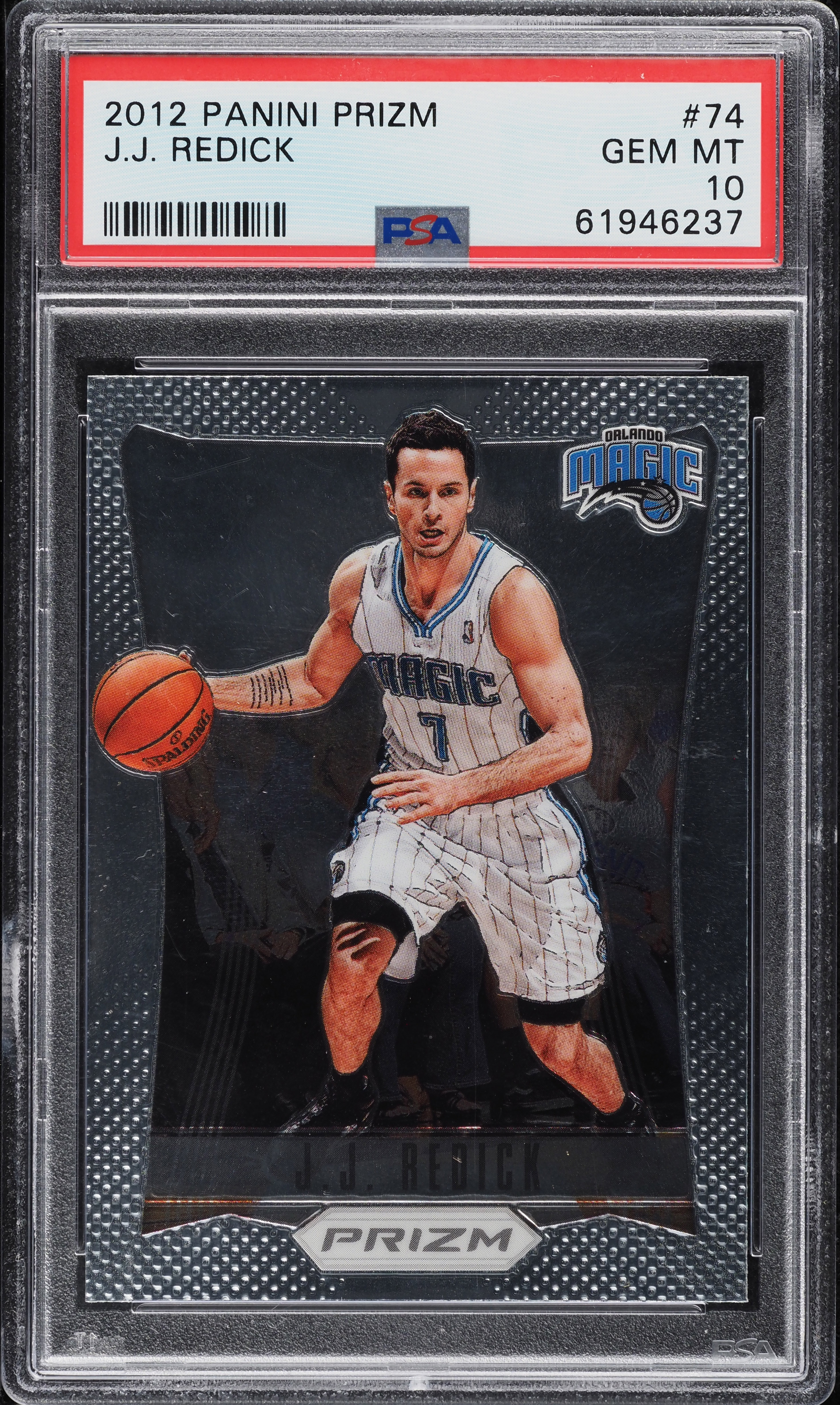 2012 Panini Prizm J.J. Redick #74 PSA 10 GEM MINT