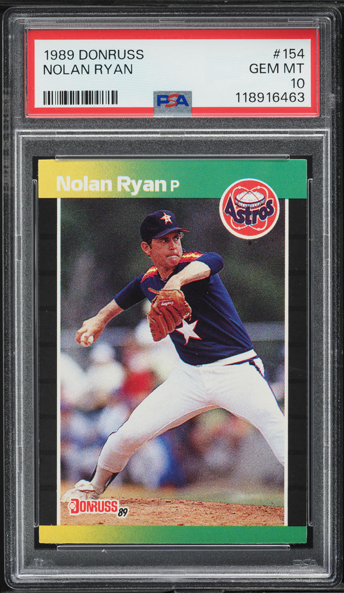 1989 Donruss Nolan Ryan #154 PSA 10 GEM MINT