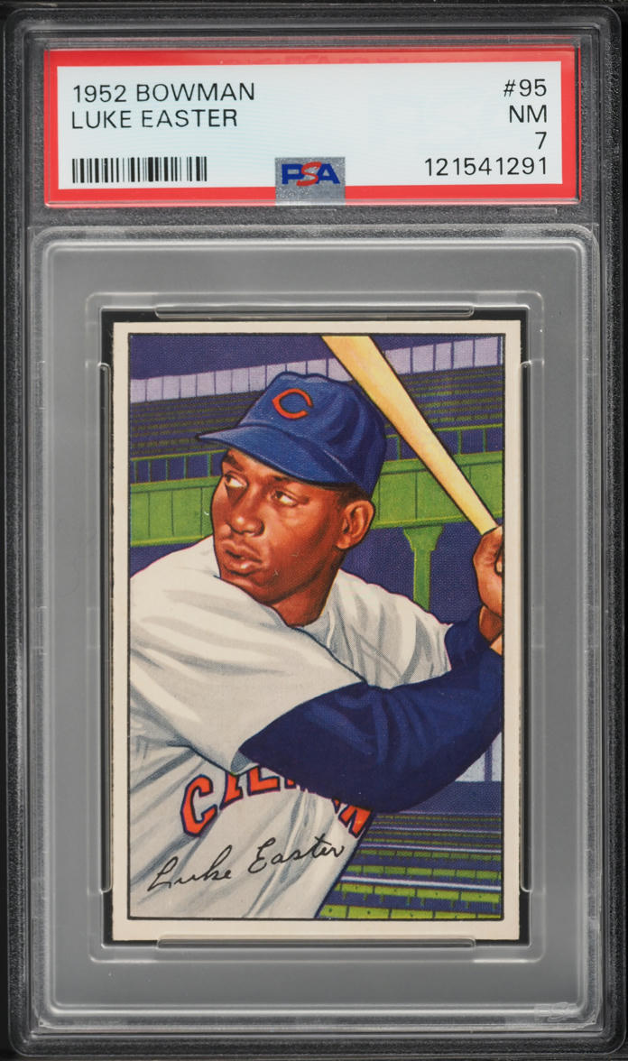 1952 Bowman Luke Easter #95 PSA 7 NRMT