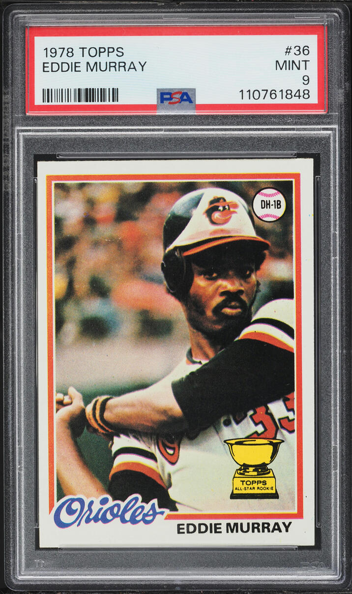 1978 Topps Eddie Murray ROOKIE #36 PSA 9 MINT