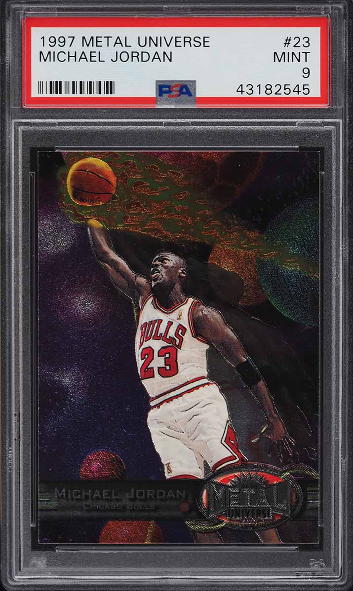 1997 Metal Universe Michael Jordan Base #23 PSA 9 | Card Ladder