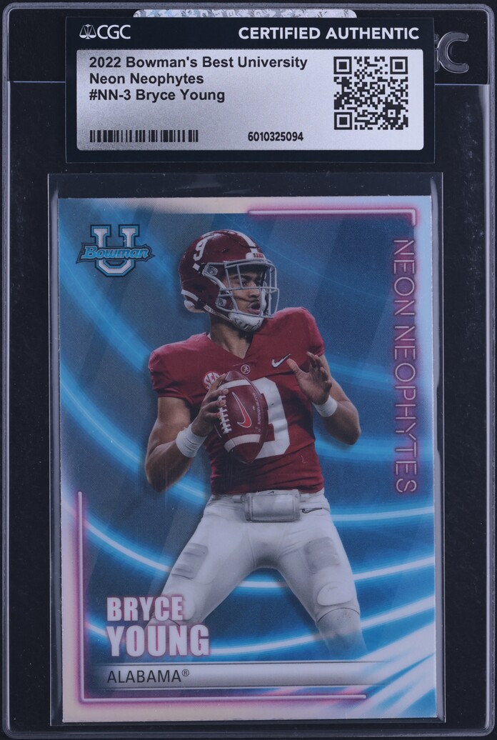 Bryce Young #3 2023 Panini Flawless Collegiate Football Rookie Patches