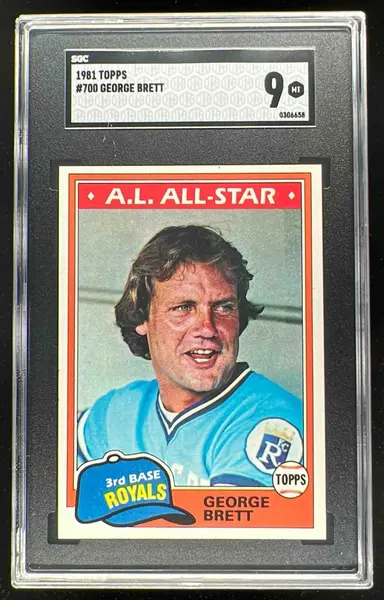 1981 Topps #700 George Brett All-Star SGC 9