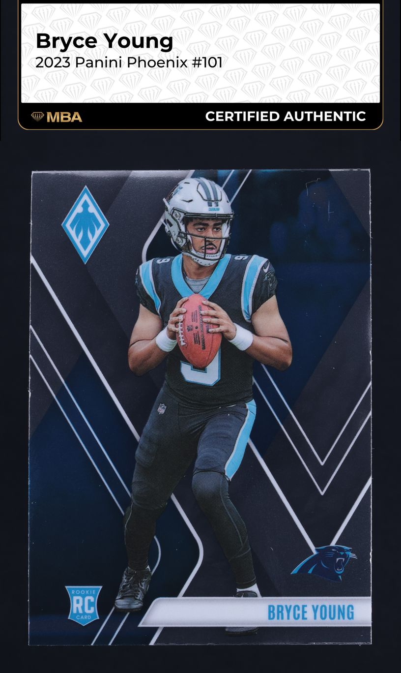 2023 Panini Phoenix Bryce Young ROOKIE #101 MBA AUTH