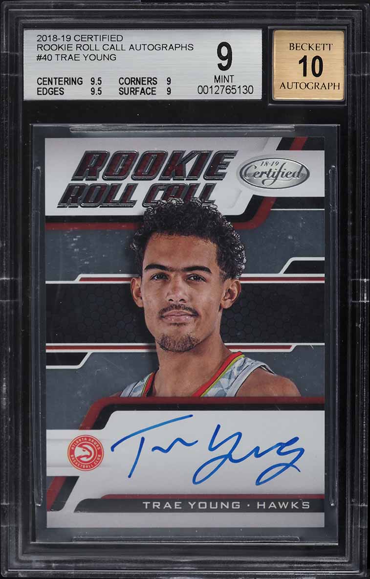 Trae Young #40 2019 Panini National Treasures Collegiate Basketball