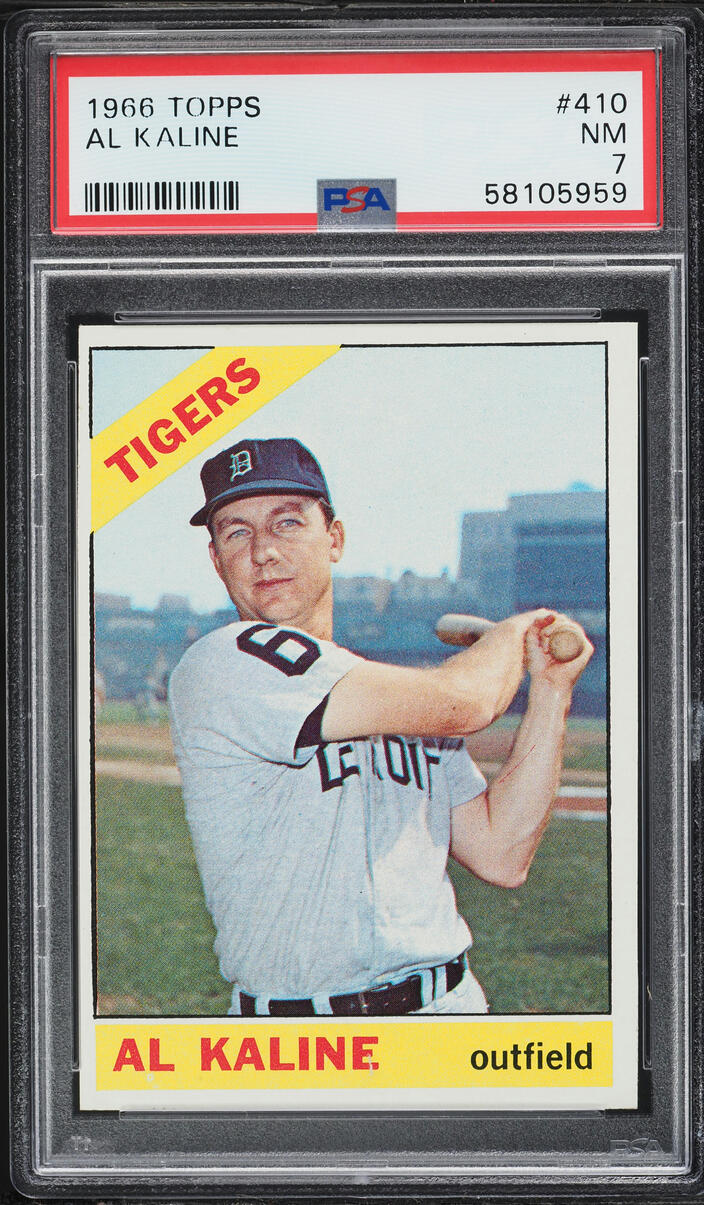 1966 Topps Al Kaline #410 PSA 7 NRMT