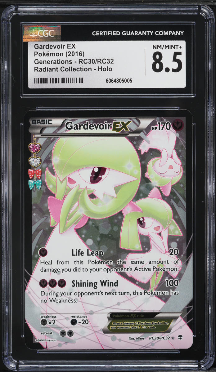 2016 Pokemon XY Generations Radiant Collection Gardevoir EX #RC30 CGC 8.5 NM-MT+