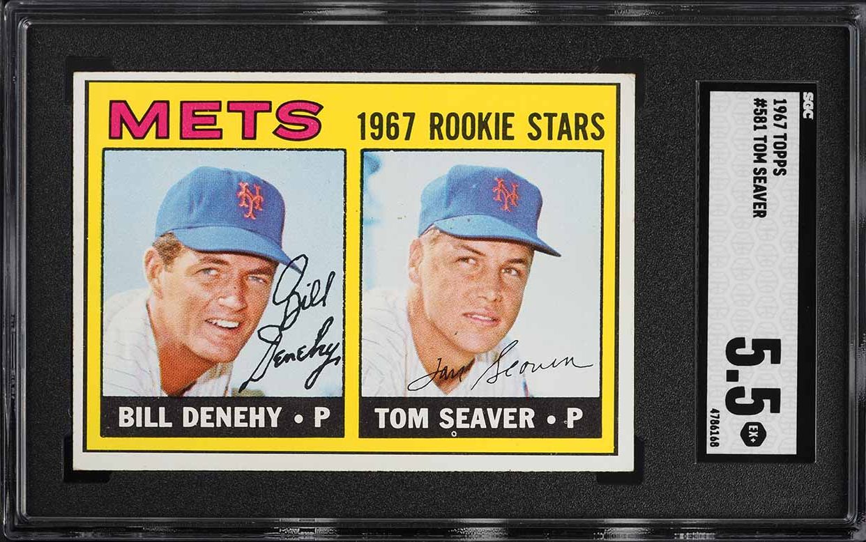 1967 Topps Tom Seaver ROOKIE #581 SGC 5.5 EX+