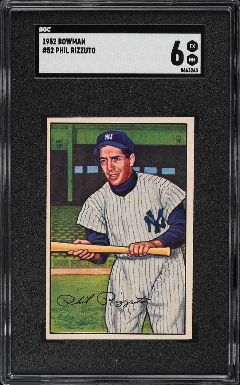 1952 Bowman Phil Rizzuto #52 SGC 6 EXMT