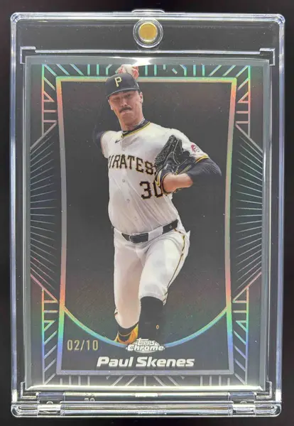 2025 Topps Chrome Shadow Etch Black Refractor #SE-9 Paul Skenes /10