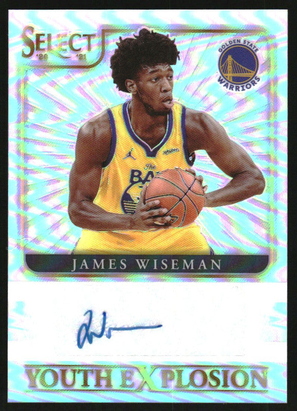 2020-21 Select Youth Explosion Signatures #2 James Wiseman Auto