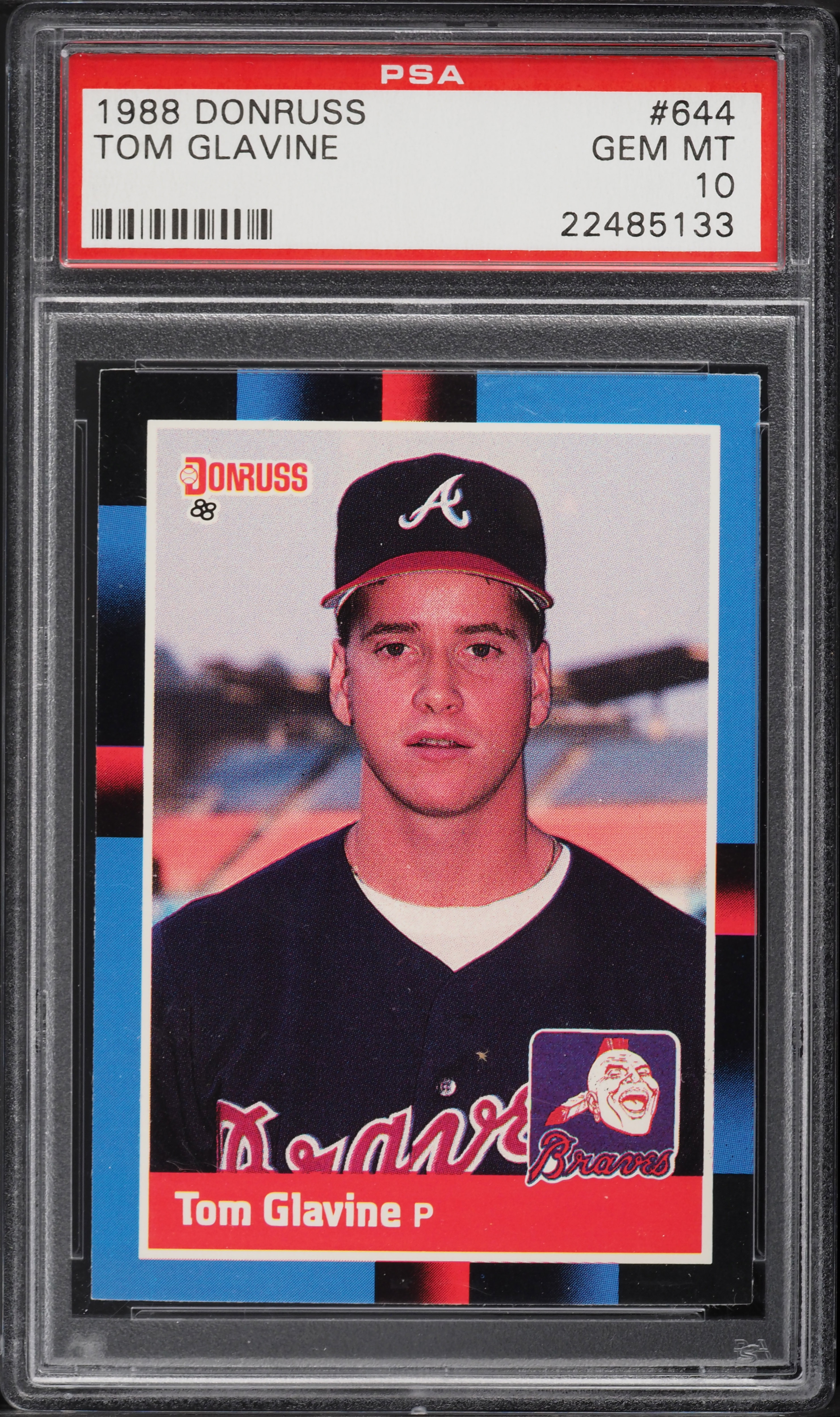 1988 Donruss Tom Glavine ROOKIE #644 PSA 10 GEM MINT
