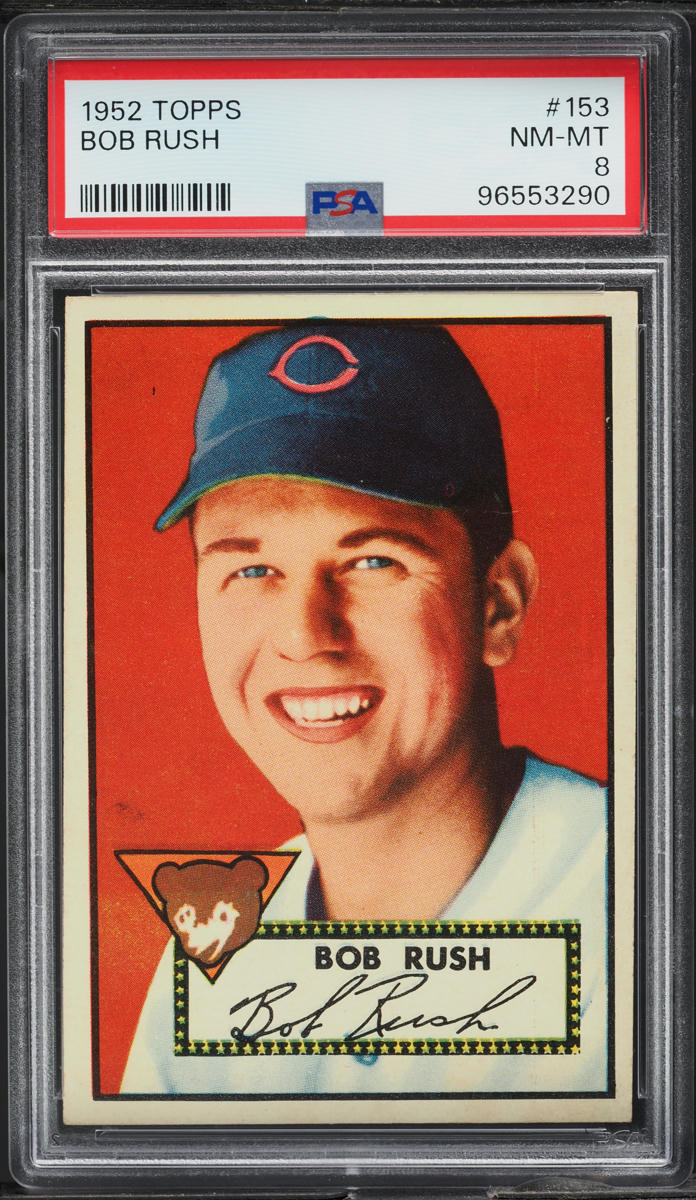 1952 Topps Bob Rush #153 PSA 8 NM-MT
