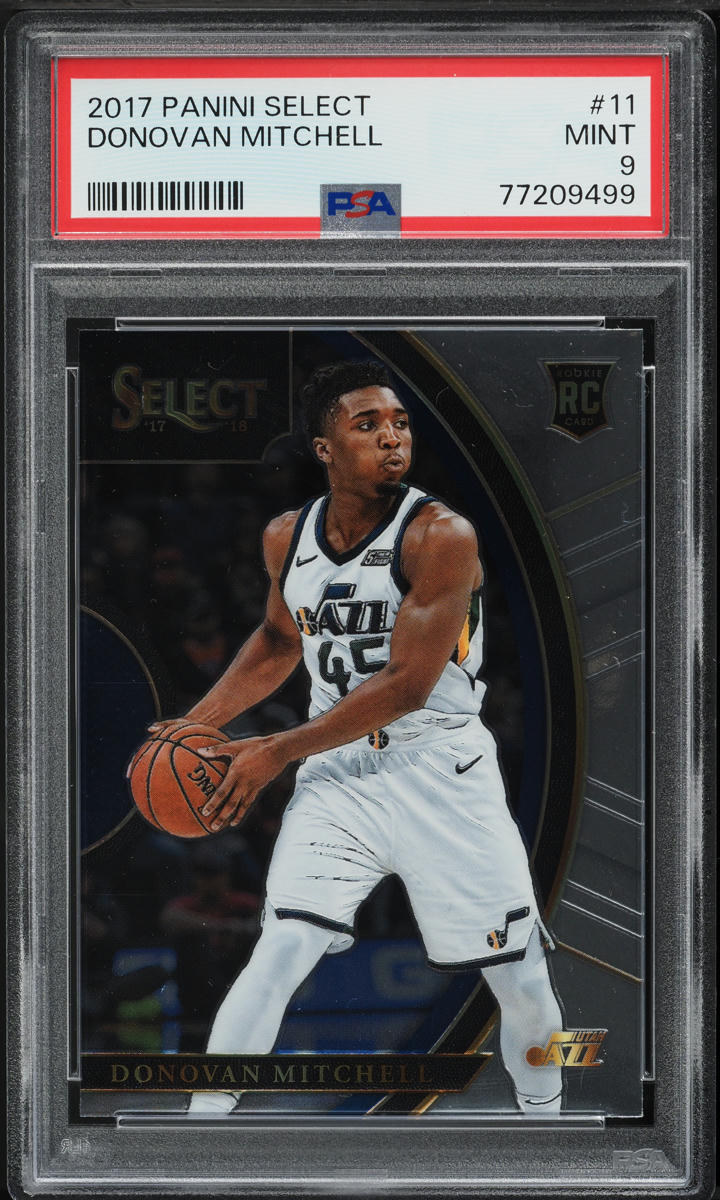 2017 Select Concourse Donovan Mitchell ROOKIE #11 PSA 9 MINT