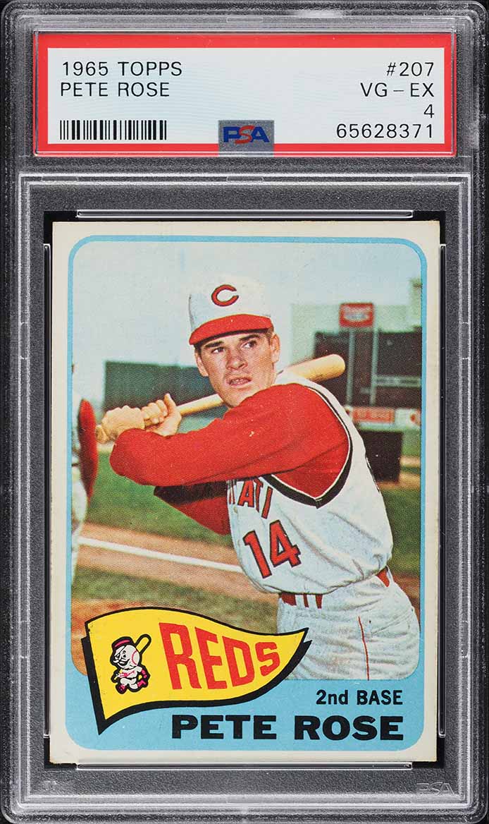 1965 Topps Pete Rose #207 PSA 4 VGEX
