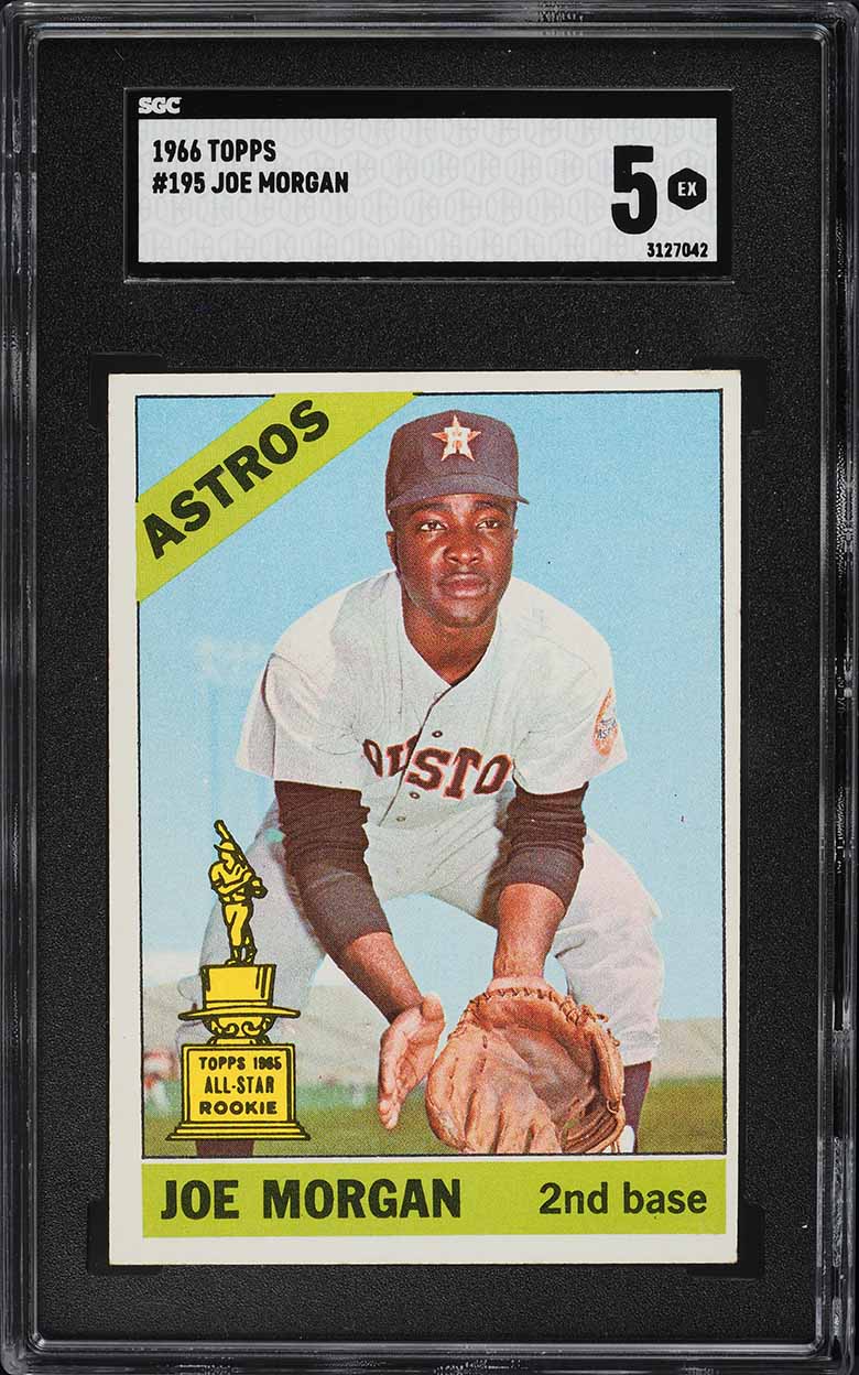 1966 Topps Joe Morgan #195 SGC 5 EX