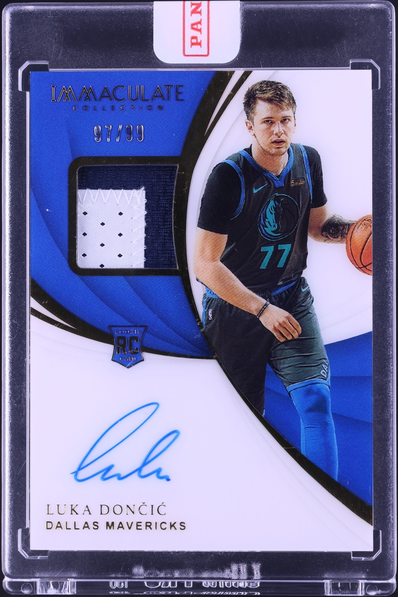 Luka Doncic 2018 Immaculate #124 Rookie Patch Auto /99 Price Guide