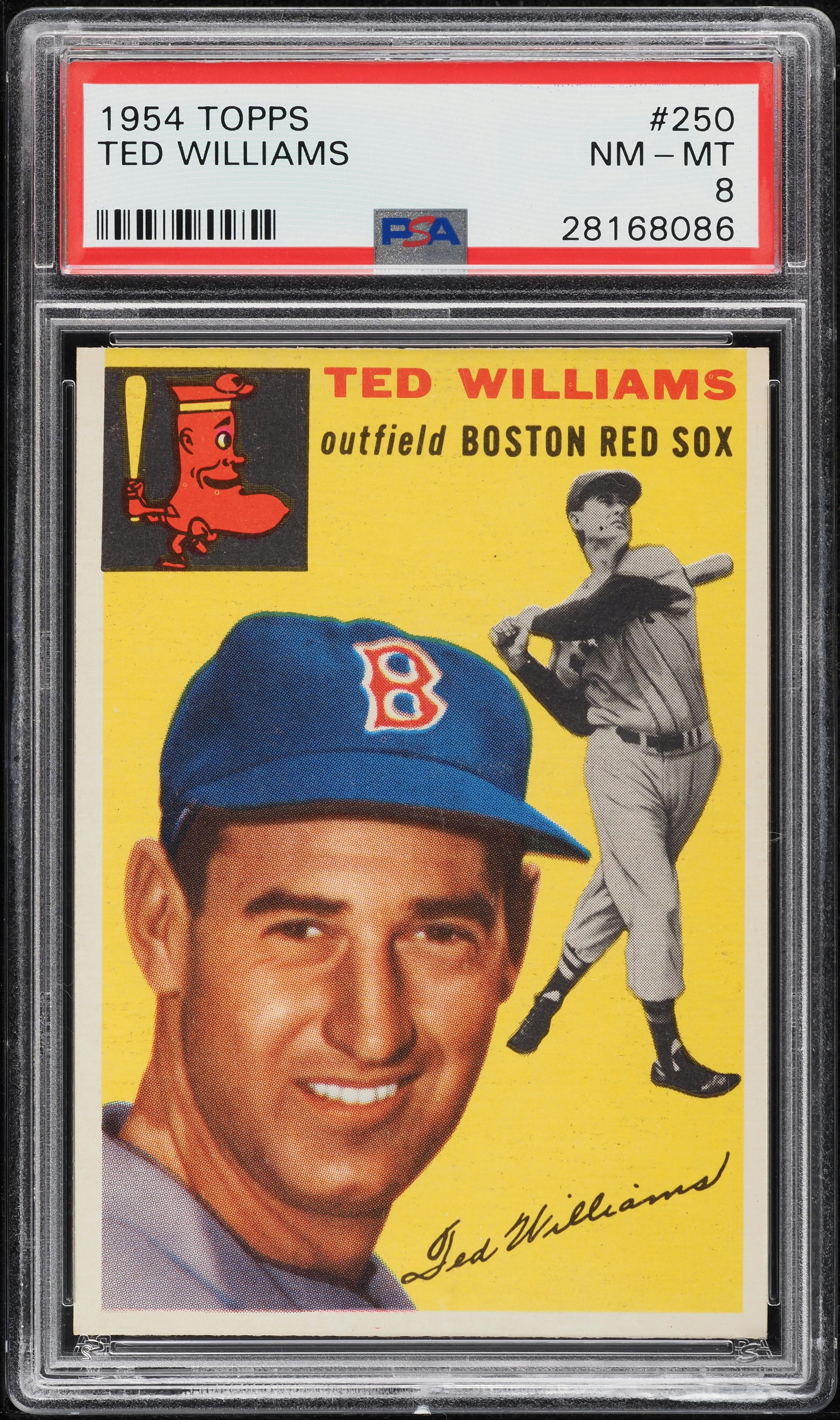 1954 Topps Ted Williams #250 PSA 8 NM-MT (PWCC-S)