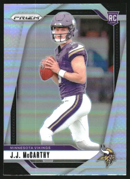 2024 Panini Prizm Silver Prizm #400 J.J. McCarthy RC