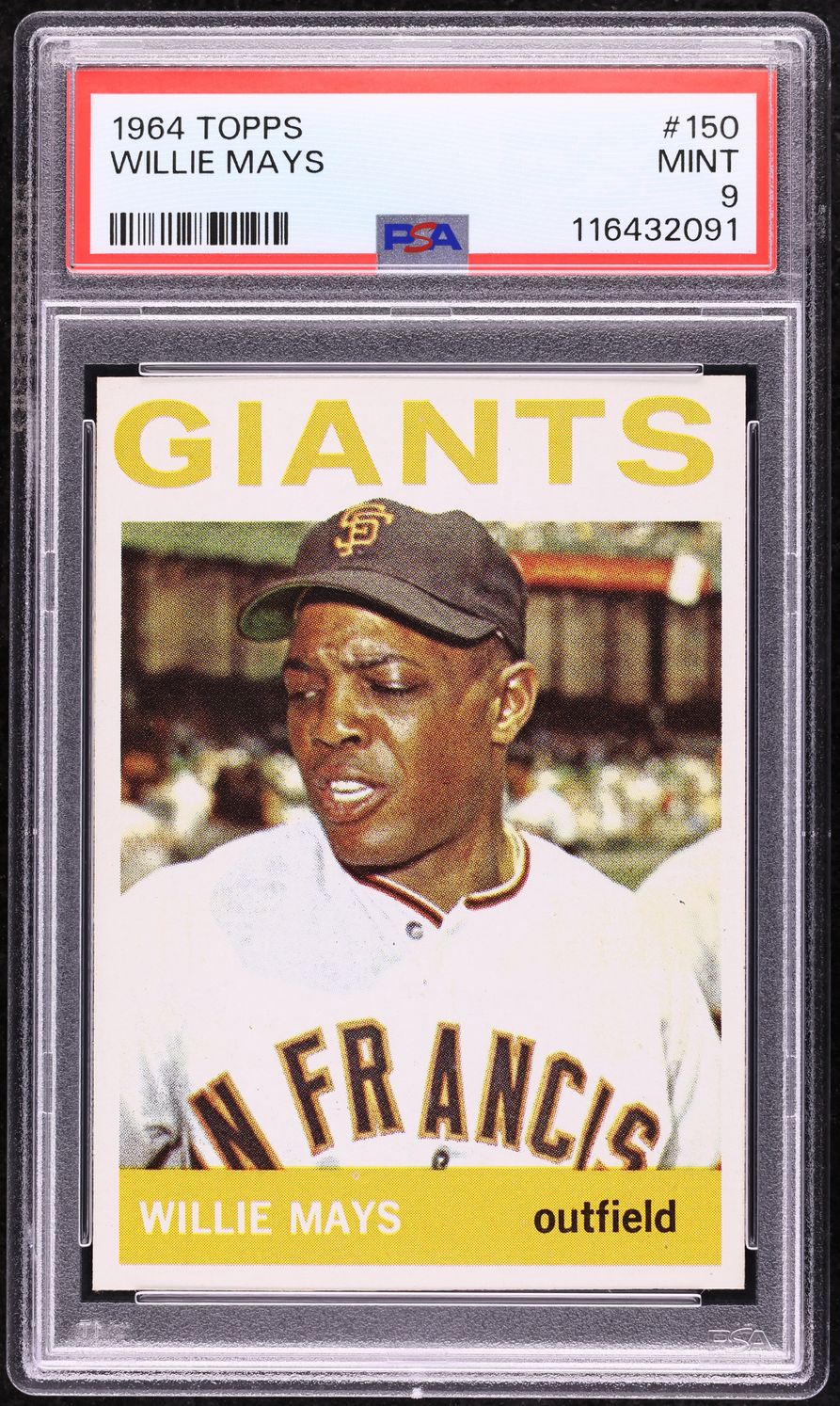 1964 Topps Willie Mays #150 PSA 9 MINT