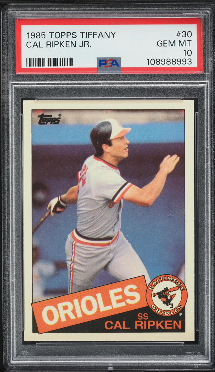 1985 Topps Tiffany Cal Ripken Jr. #30 PSA 10 GEM MINT