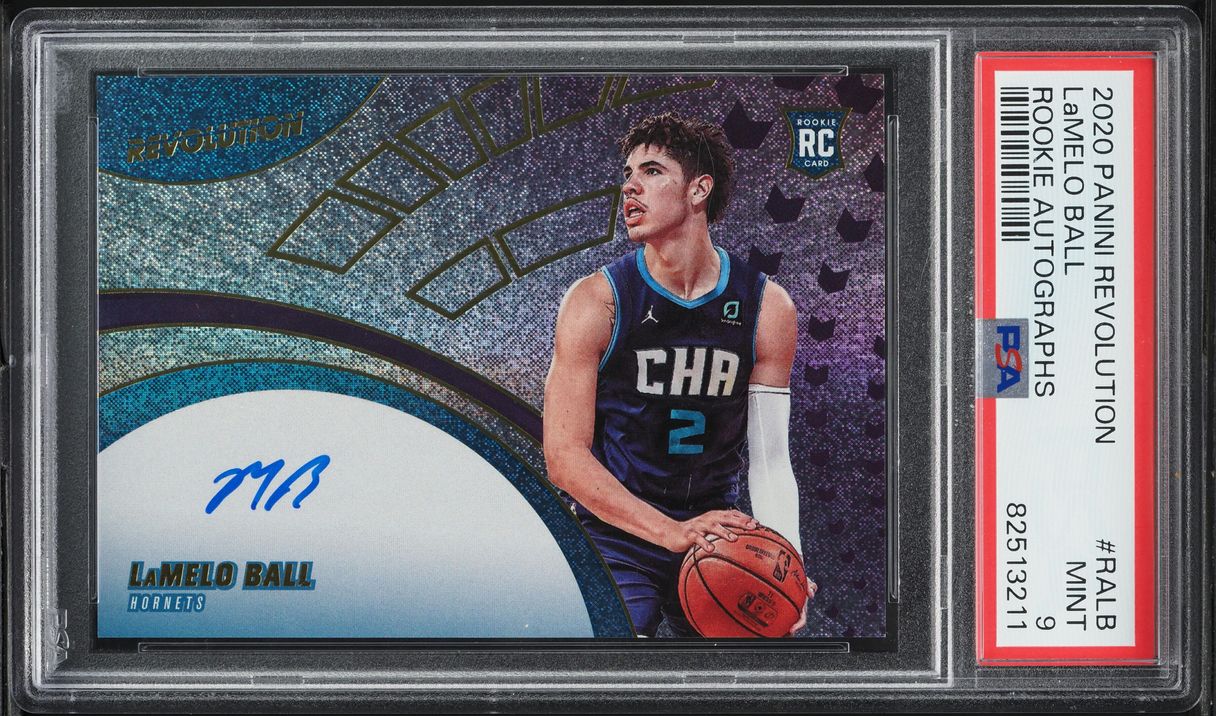 2020 Panini Revolution LaMelo Ball ROOKIE AUTO #RALB PSA 9 MINT