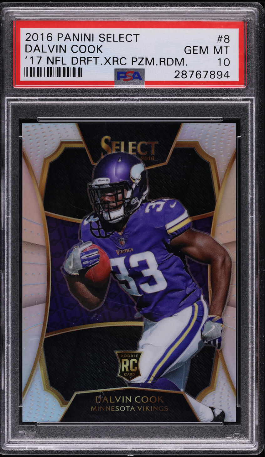 Dalvin Cook #17 2017 Panini Absolute Football Absolute Rookie Jerseys