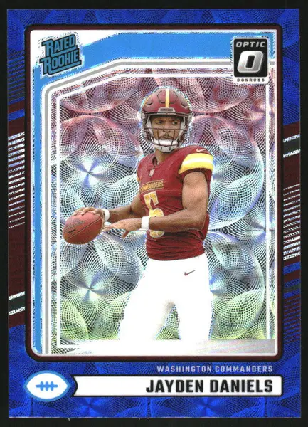 2024 Donruss Optic Rookie Preview Blue Scope #389 Jayden Daniels RC