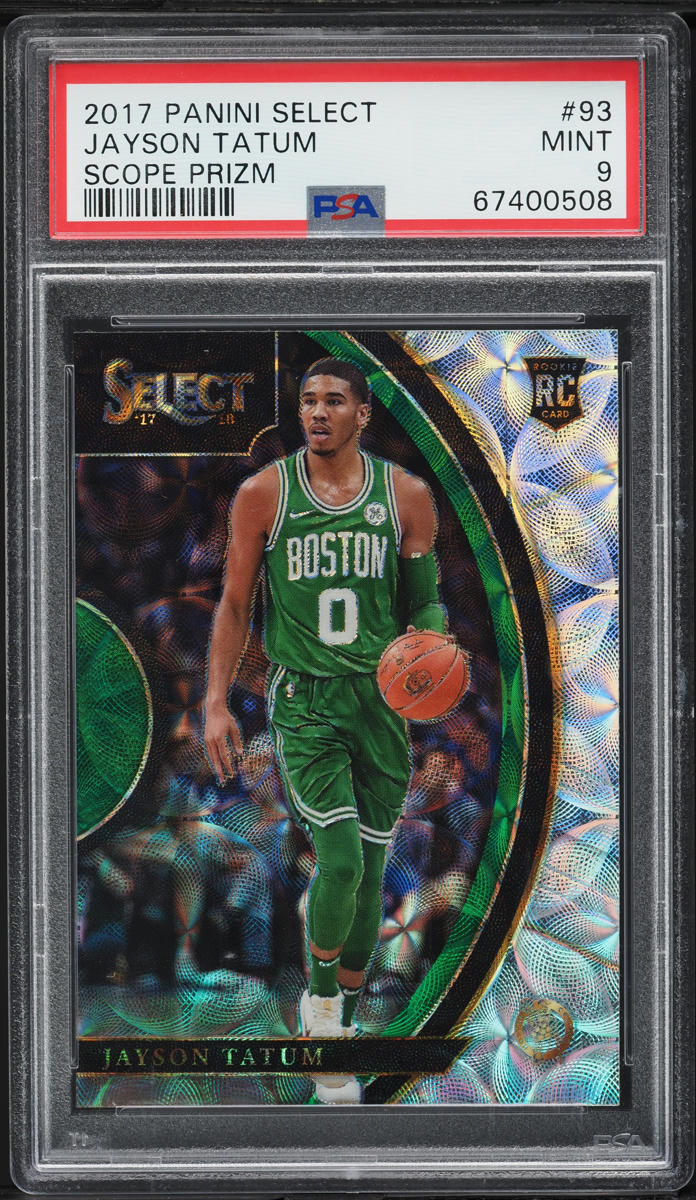 2017 Select Concourse Scope Prizm Jayson Tatum ROOKIE #93 PSA 9 MINT