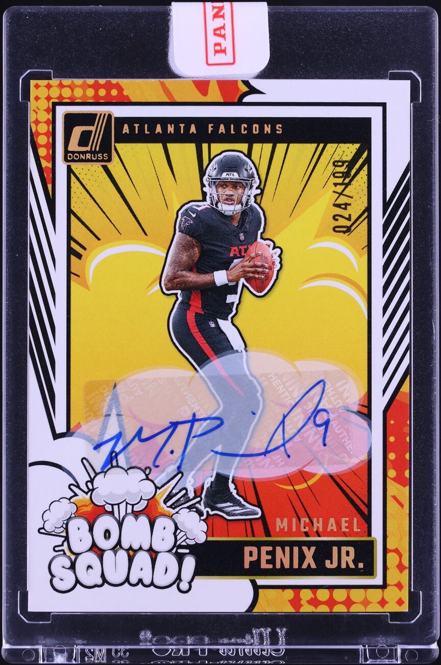 2024 Donruss Bomb Squad! Michael Penix Jr. ROOKIE AUTO /199 #1