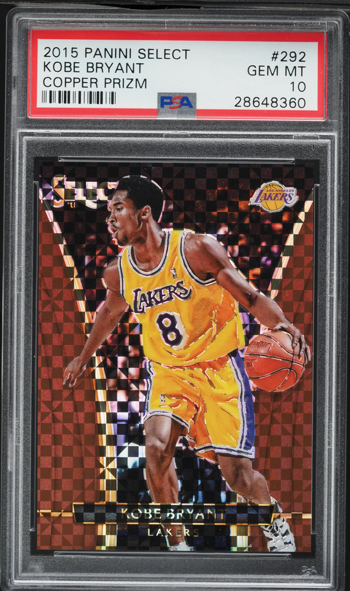 2015 Select Copper Prizm Kobe Bryant /49 #292 PSA 10 GEM MINT