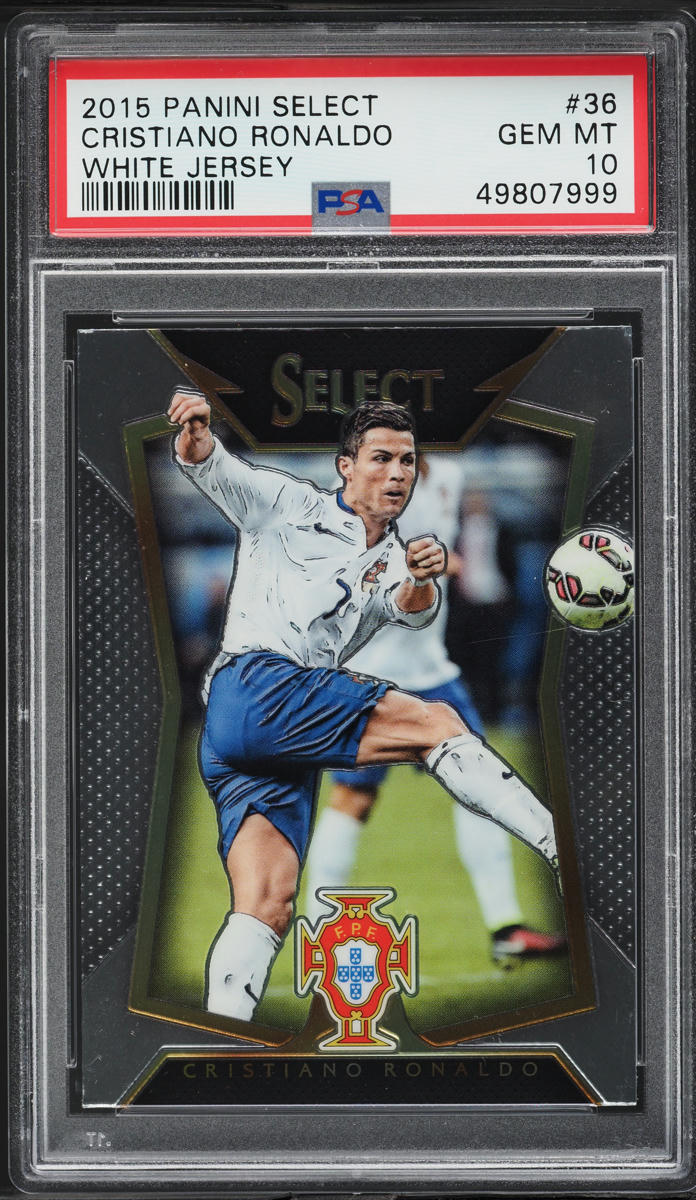 2015 Select Soccer Cristiano Ronaldo #36 PSA 10 GEM MINT
