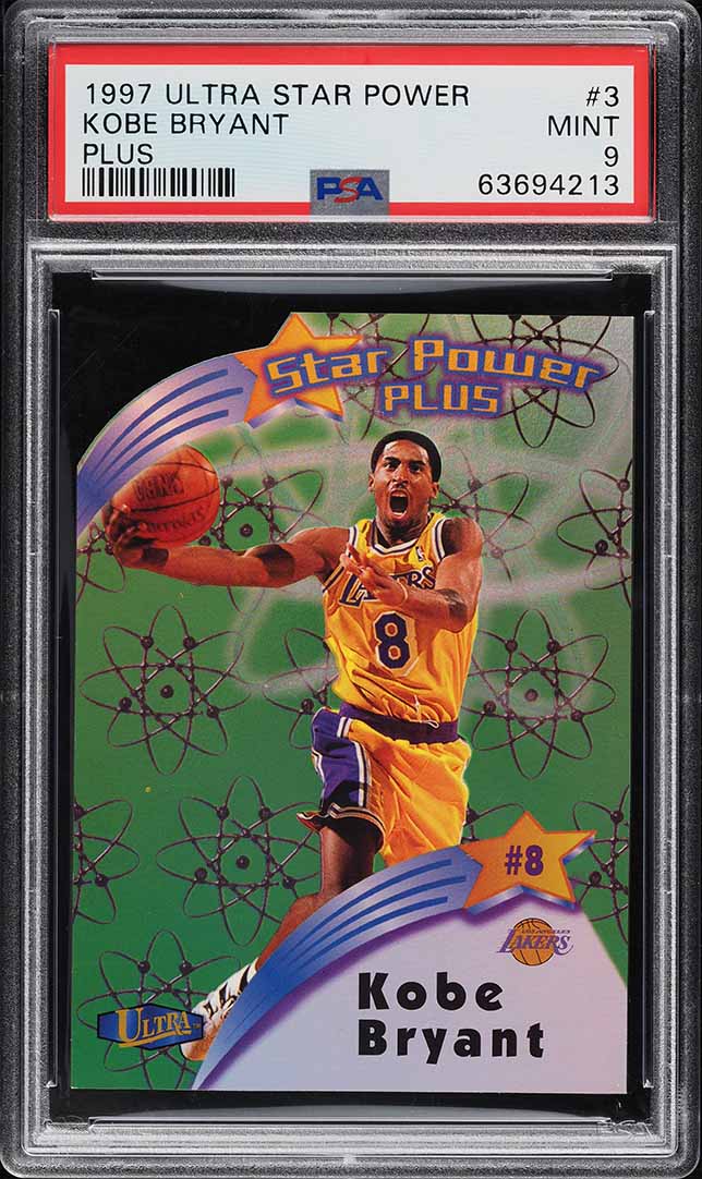 1997 Ultra Star Power Plus Kobe Bryant #3 PSA 9 MINT
