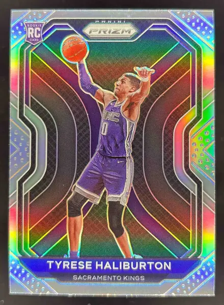 2020-21 Panini Prizm Silver Prizms #262 Tyrese Haliburton RC