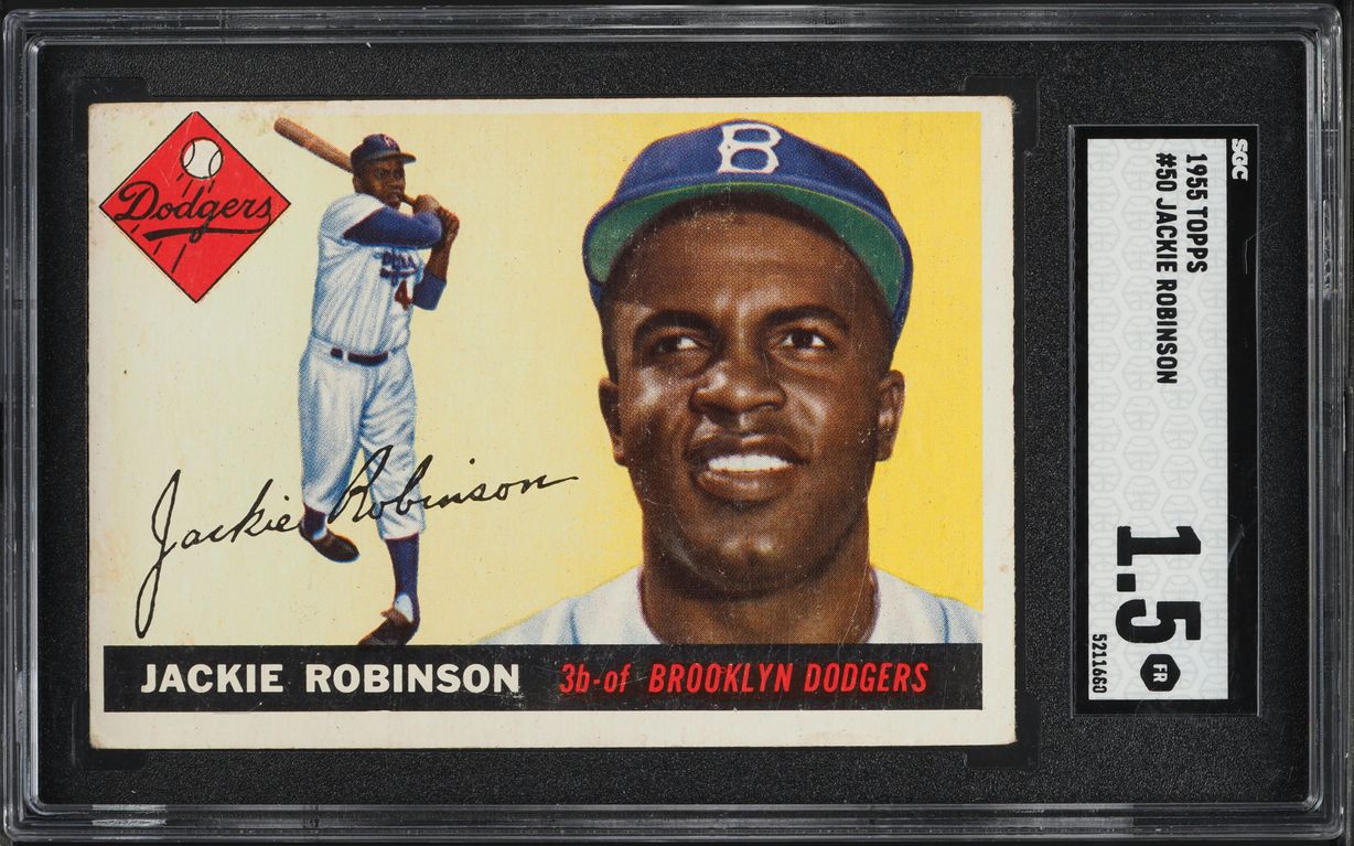 1955 Topps Jackie Robinson #50 SGC 1.5 FR