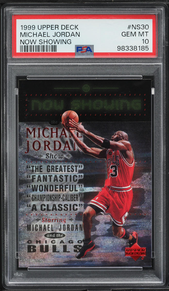 1999 Upper Deck Now Showing Michael Jordan #NS30 PSA 10 GEM MINT