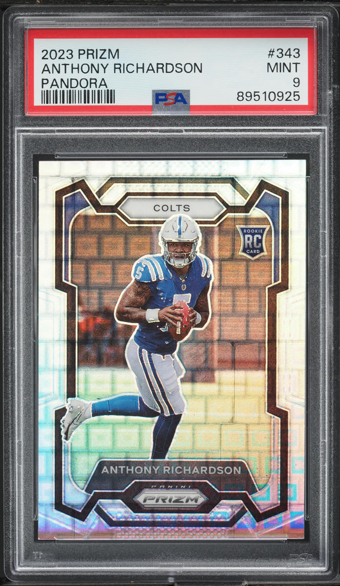 2023 Panini Prizm Pandora Anthony Richardson ROOKIE /400 #343 PSA 9 MINT
