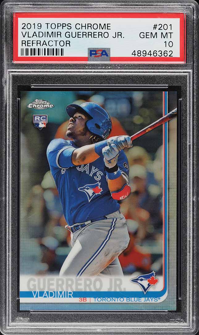 Vladimir Guerrero Jr. 2019 Topps Chrome #201 Refractor Price Guide