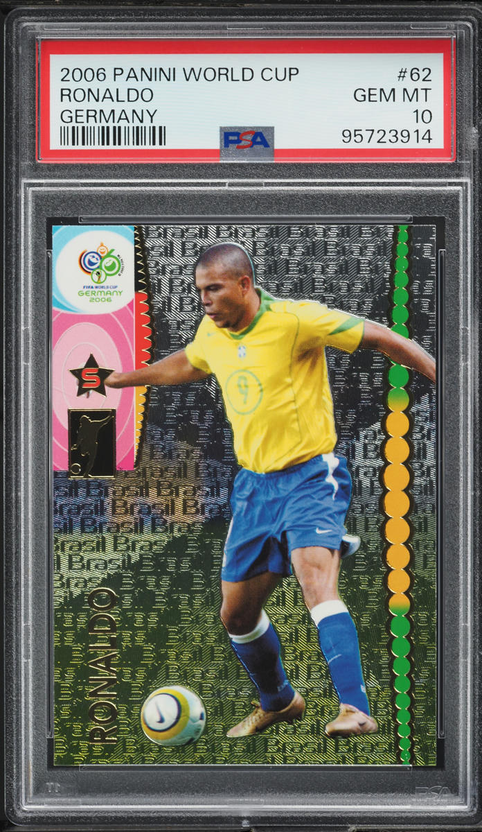 2006 Panini World Cup Germany Ronaldo #62 PSA 10 GEM MINT
