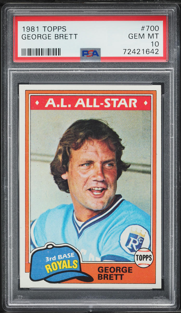 1981 Topps George Brett #700 PSA 10 GEM MINT