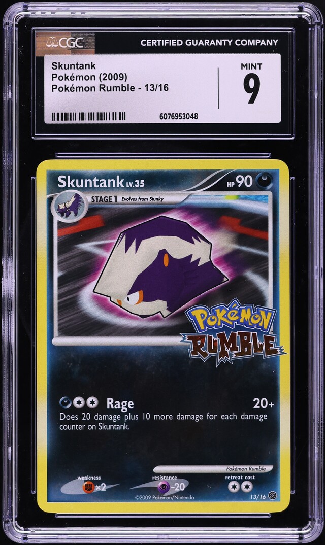 2009 Pokemon Platinum Rumble Skuntank #13 CGC 9 MINT