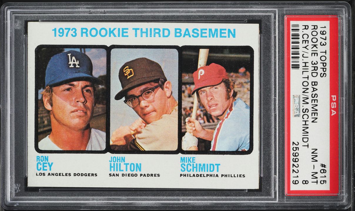 1973 Topps Mike Schmidt ROOKIE #615 PSA 8 NM-MT