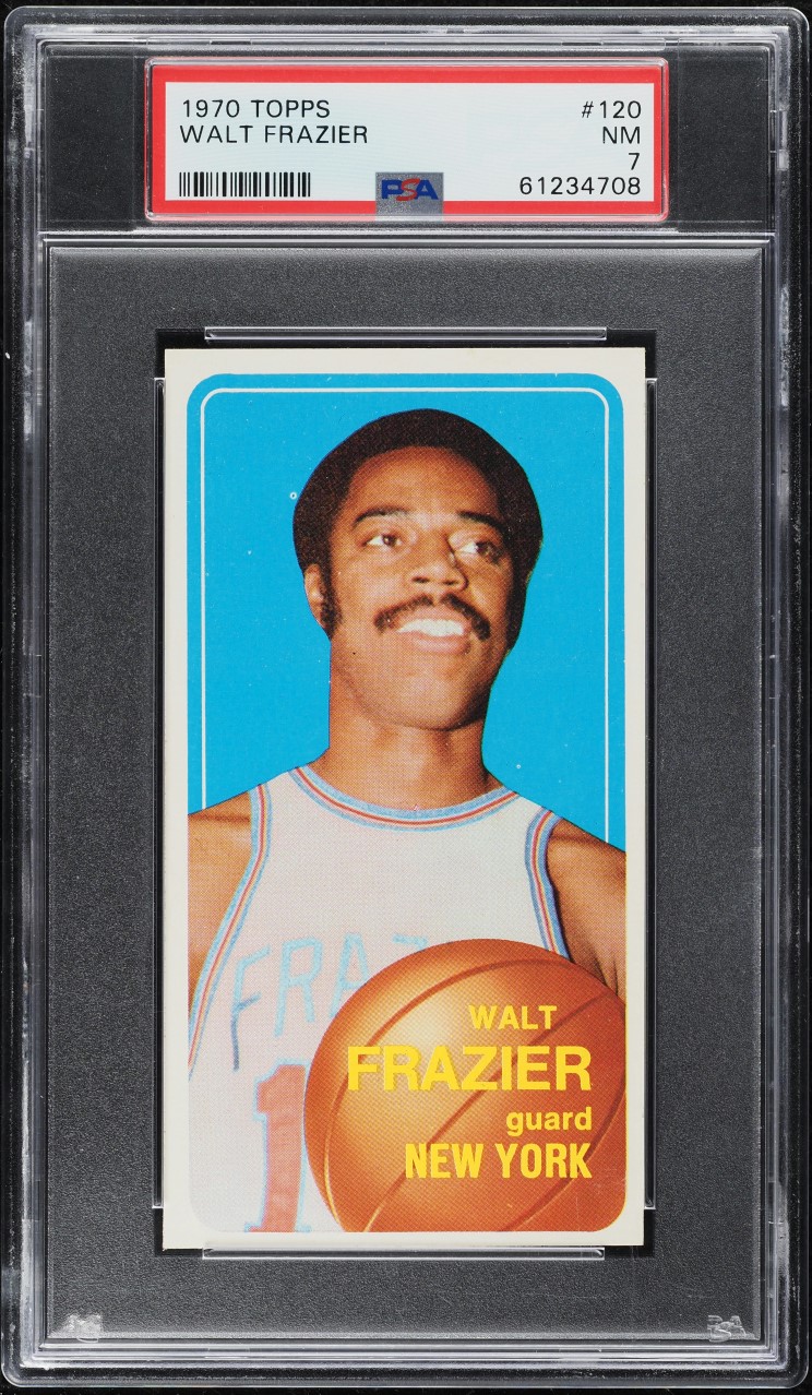 1970 Topps Basketball Walt Frazier #120 PSA 7 NRMT