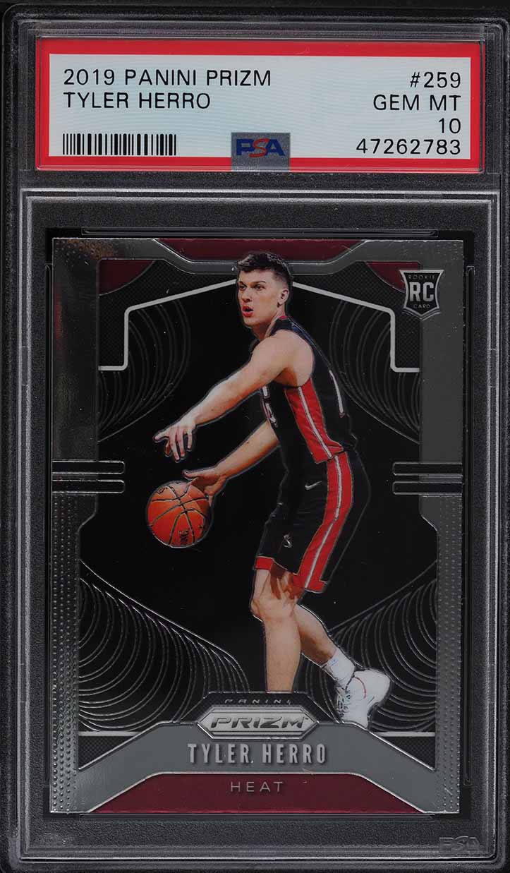 2019 Panini Prizm Tyler Herro ROOKIE RC #259 PSA 10 GEM MINT