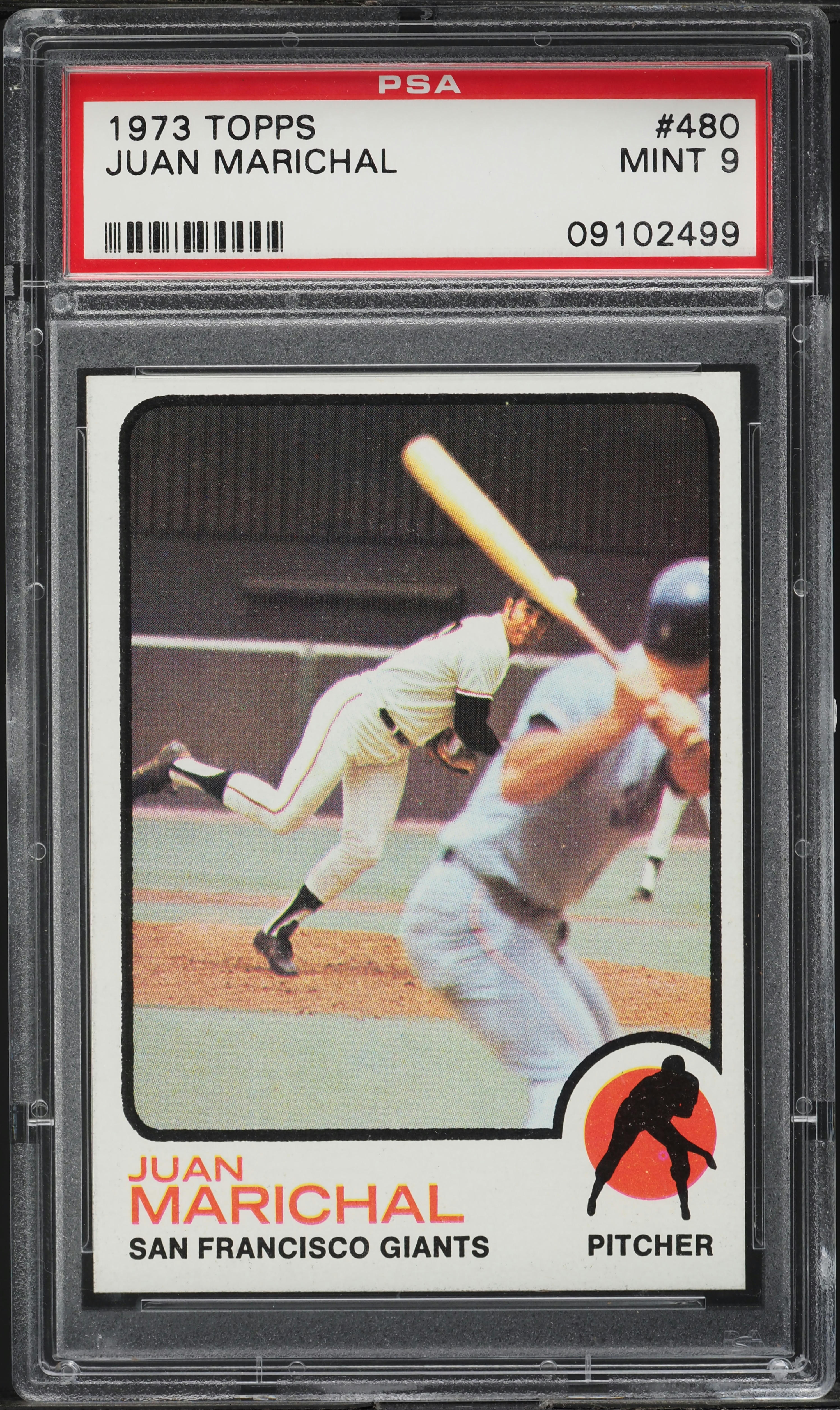 1973 Topps Juan Marichal #480 PSA 9 MINT