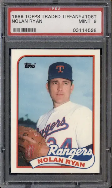 1989 Topps Traded Tiffany #106T Nolan Ryan PSA 9